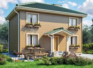 Дом 25м², 2-этажный, участок 10 сот.