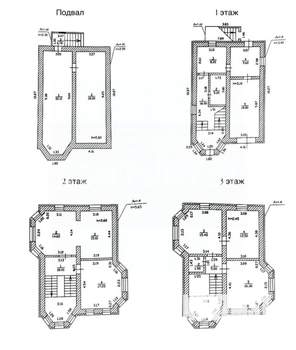 Коттедж 242м², 3-этажный, участок 8 сот.