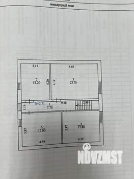 Дом 169м², 2-этажный, участок 4 сот.  