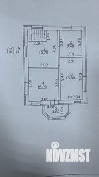 Коттедж 133м&sup2;, 2-этажный, участок 8 сот.  