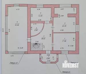 Коттедж 300м&sup2;, 2-этажный, участок 8 сот.  