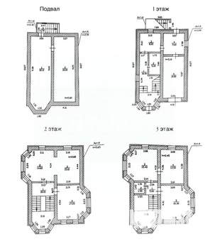 Коттедж 242м², 3-этажный, участок 8 сот.  