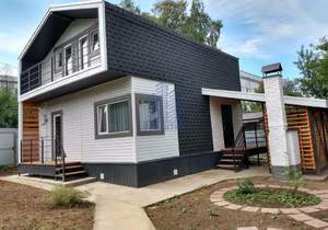 Дом 100м&sup2;, 2-этажный, участок 4 сот.  