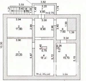 Дом 261м², 2-этажный, участок 5 сот.  