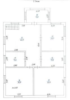 Дом 519м², 3-этажный, участок 10 сот.  