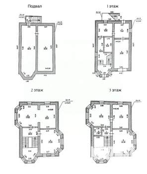 Коттедж 242м², 3-этажный, участок 8 сот.  