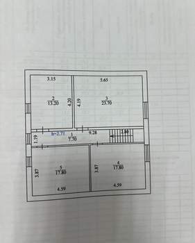 Дом 169м², 2-этажный, участок 4 сот.  