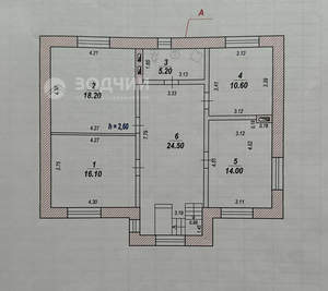 Дом 177м&sup2;, 2-этажный, участок 7 сот.  