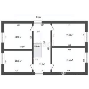 Дом 149м², 2-этажный, участок 520 сот.  