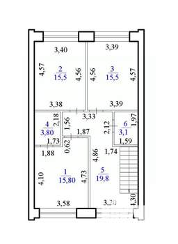 Таунхаус 148м², 2-этажный, участок 1 сот.  