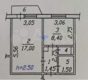 1-к квартира, на длительный срок, 33м2, 8/10 этаж