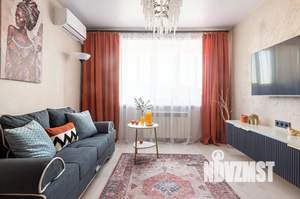 1-к квартира, посуточно, 43м2, 1/1 этаж