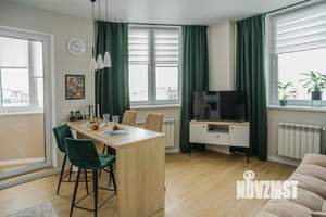 1-к квартира, посуточно, 44м2, 1/1 этаж