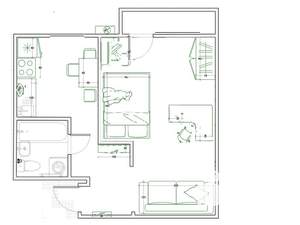 1-к квартира, на длительный срок, 33м2, 2/5 этаж