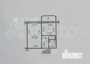 1-к квартира, на длительный срок, 38м2, 8/10 этаж