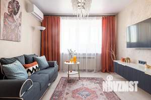 1-к квартира, посуточно, 43м2, 1/1 этаж