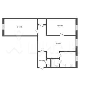 3-к квартира, на длительный срок, 57м2, 3/5 этаж