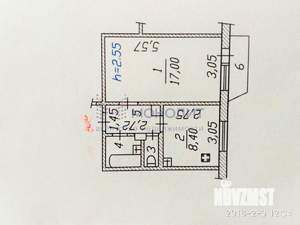 1-к квартира, на длительный срок, 36м2, 1/9 этаж