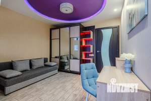 1-к квартира, посуточно, 45м2, 10/10 этаж