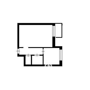 1-к квартира, на длительный срок, 36м2, 4/5 этаж