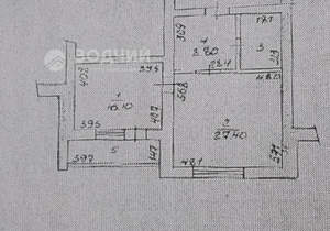 1-к квартира, на длительный срок, 60м2, 2/6 этаж