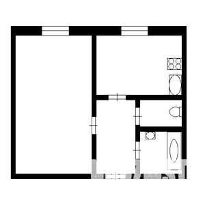 1-к квартира, на длительный срок, 35м2, 4/5 этаж