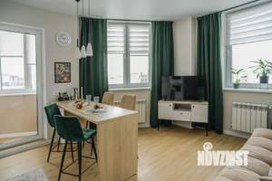 1-к квартира, посуточно, 44м2, 1/1 этаж