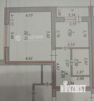 1-к квартира, на длительный срок, 48м2, 6/9 этаж