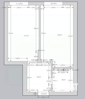 1-к квартира, вторичка, 48м2, 12/13 этаж