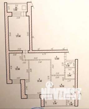 3-к квартира, вторичка, 85м2, 5/9 этаж
