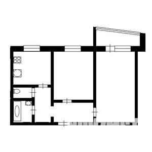 2-к квартира, вторичка, 64м2, 1/9 этаж