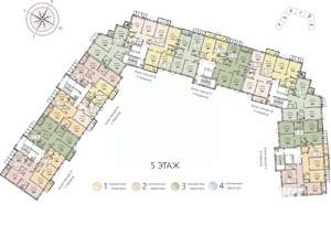 2-к квартира, вторичка, 80м2, 5/8 этаж