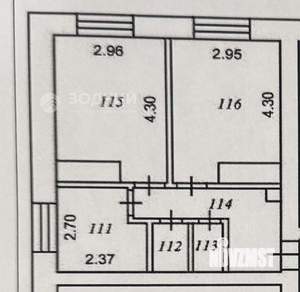 2-к квартира, вторичка, 41м2, 8/9 этаж