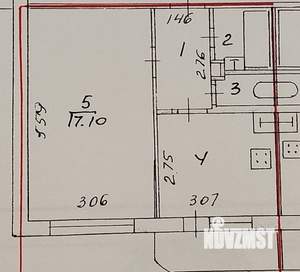 1-к квартира, вторичка, 35м2, 8/9 этаж