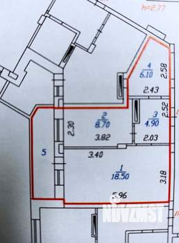 1-к квартира, вторичка, 41м2, 13/15 этаж