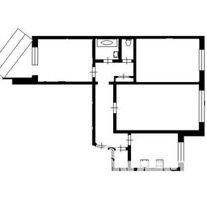 3-к квартира, вторичка, 67м2, 2/10 этаж