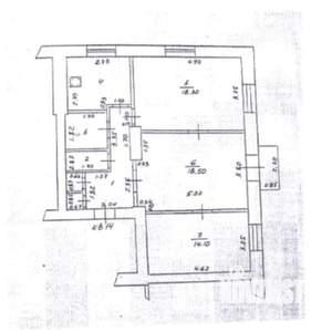 3-к квартира, вторичка, 71м2, 4/5 этаж