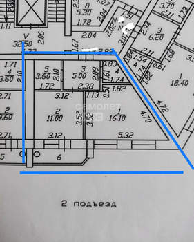 1-к квартира, вторичка, 38м2, 1/9 этаж