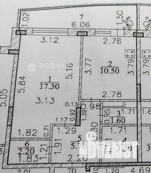 1-к квартира, вторичка, 41м2, 6/9 этаж