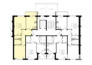 2-к квартира, строящийся дом, 62м2, 4/16 этаж