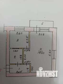 1-к квартира, вторичка, 31м2, 2/4 этаж