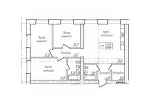 4-к квартира, вторичка, 95м2, 10/10 этаж