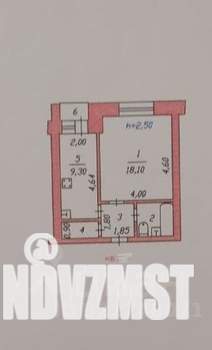 1-к квартира, вторичка, 36м2, 3/9 этаж