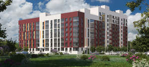 2-к квартира, строящийся дом, 55м2, 8/9 этаж