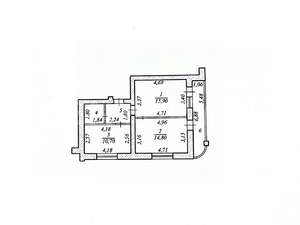 2-к квартира, вторичка, 56м2, 2/5 этаж