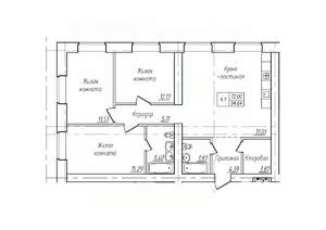 4-к квартира, вторичка, 95м2, 7/10 этаж