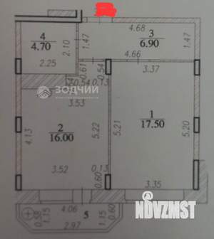 1-к квартира, вторичка, 49м2, 8/10 этаж