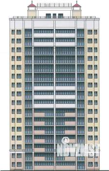 2-к квартира, строящийся дом, 65м2, 2/16 этаж