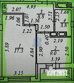 1-к квартира, вторичка, 42м2, 3/16 этаж