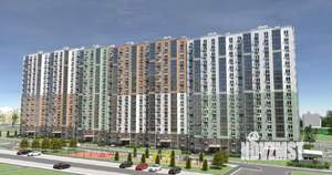 2-к квартира, строящийся дом, 65м2, 9/16 этаж